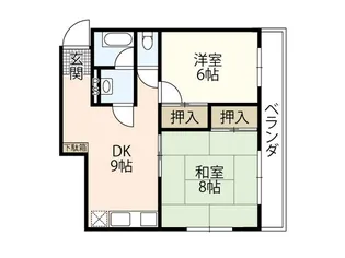 グリンピア【1階】の間取り
