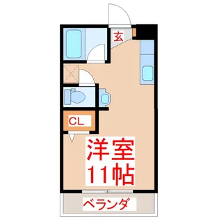 アクアガーデンパレス【1階】の間取り