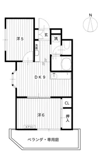 山口マンション【1階】の間取り