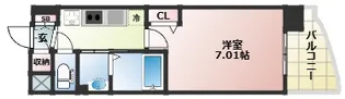 LUXE姫路【7階】の間取り