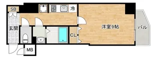 大阪府大阪市天王寺区勝山4【マンション】の間取り