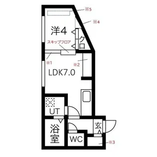 Trulli【4階】の間取り