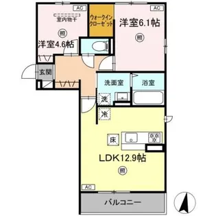 Ciel翠【1階】の間取り