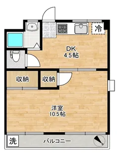 第一長門ビル【6階】の間取り