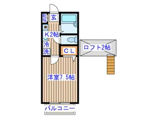 ドミールSUZUKI【1階】の間取り