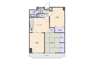 ロイヤルマンション柏I【2階】の間取り