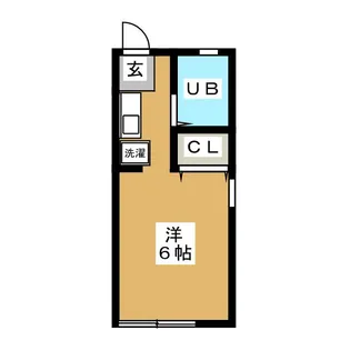 ハイツマツモト【1階】の間取り