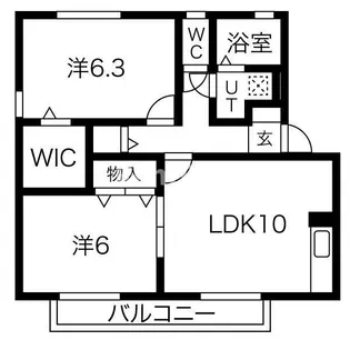 シンカンベムジュー【1階】の間取り