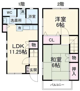 シャトレーアキIIの間取り