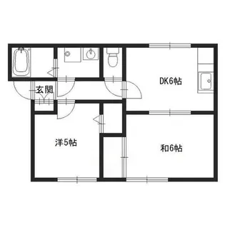 パセオ亀山【1階】の間取り