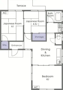 埼玉県東松山市小松原町【一戸建】の間取り
