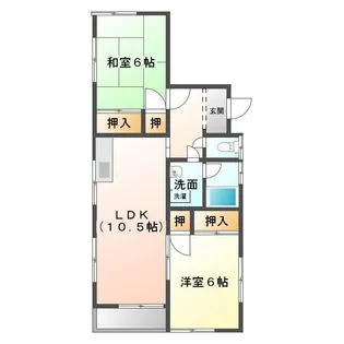 コーポラスK【2階】の間取り