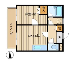 トーヨー柏ハイム【2階】の間取り