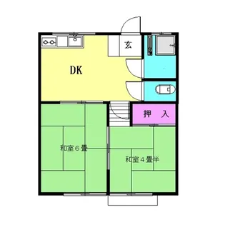 アタゴコーポラス【2階】の間取り