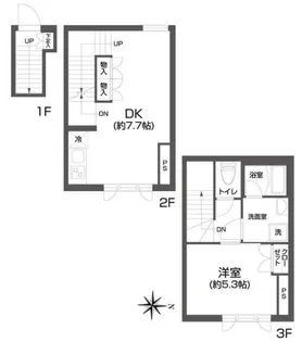 UVAS池袋の間取り
