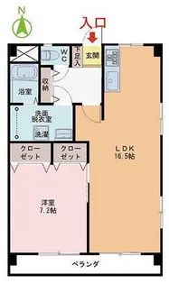 フリージア高木【2階】の間取り