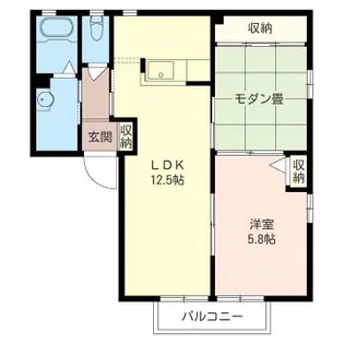 グリーン・アルスB【2階】の間取り