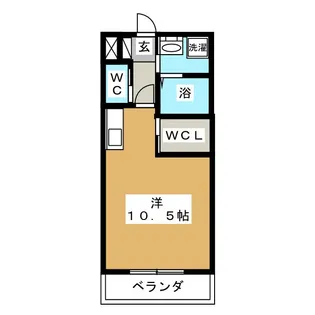 フラワーパーク【8階】の間取り