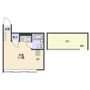 ベルコート岩神【4階】の間取り