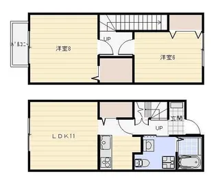 静岡県浜松市中央区参野町【一戸建】の間取り