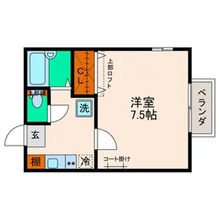 ノーブルユウ【1階】の間取り