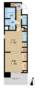ドゥーエ横濱台町【10階】の間取り