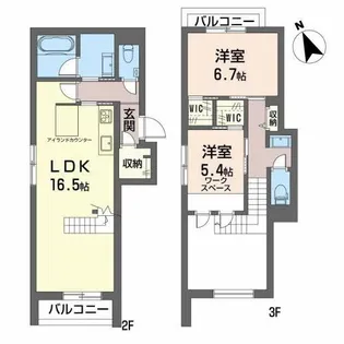 ベルフィオーレKの間取り