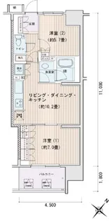 東京都江東区豊洲3【マンション】の間取り