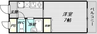 大阪府吹田市山手町4【マンション】の間取り