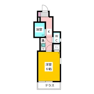 カインドネス西武柳沢【1階】の間取り