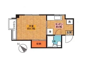 サンライズ山田【3階】の間取り