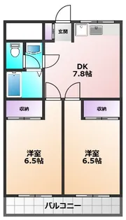 第3金子マンション【2階】の間取り