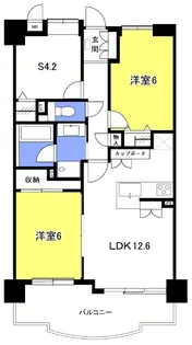 エストヴォーレ上尾【2階】の間取り