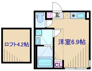 神奈川県横浜市港北区菊名5【アパート】の間取り
