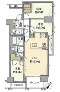 Brillia練馬春日町【2階】の間取り