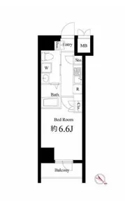 1Kの間取り画像