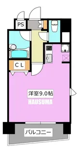 1Rの間取り画像