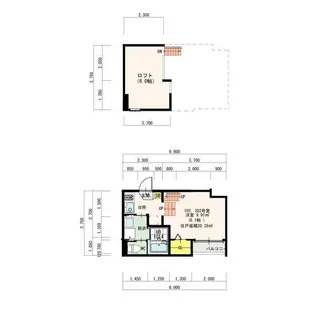 シエルマール柳ケ枝町【1階】の間取り