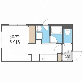 アストラリス本郷通【4階】の間取り