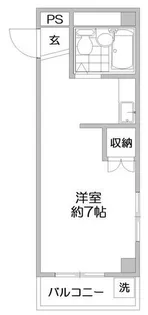 アルカディア西塚【2階】の間取り
