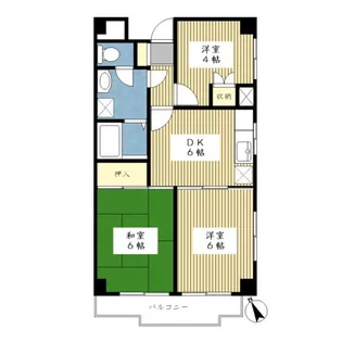 EAST RISE センター南【3階】の間取り