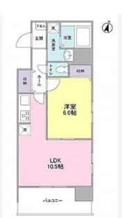 ラークガーデン木場【5階】の間取り