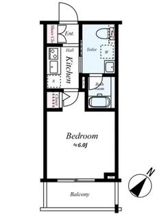 スパシエガーデン川崎梶ヶ谷【3階】の間取り
