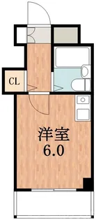 大阪府大阪市東住吉区湯里2【マンション】の間取り