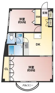 マルヤハイツ【4階】の間取り