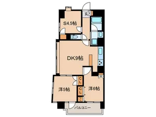 クレド小日向【9階】の間取り