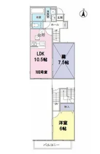 Villa Itsuki【1階】の間取り