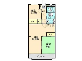 サニーサイドテラス【1階】の間取り