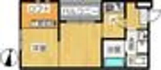 サンライズ豊田【1階】の間取り