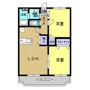 ユーミーイングリッシュ【1階】の間取り